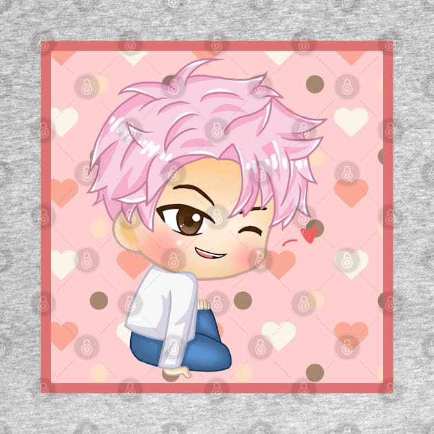 BTS KPOP RM RAP MONSTER CHIBI CUTE CHARACTER by moonquarius